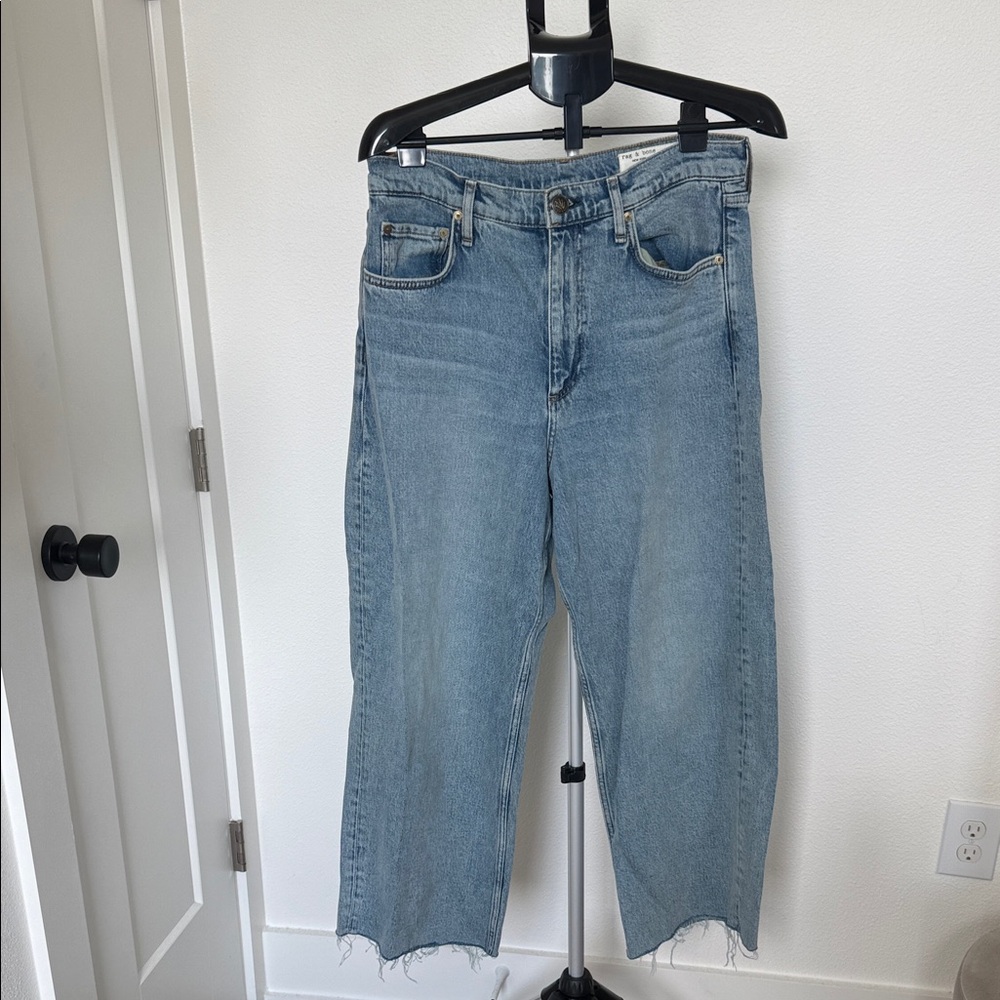 Andi - rag & bone Women's High Rise Jeans - Medium Blue